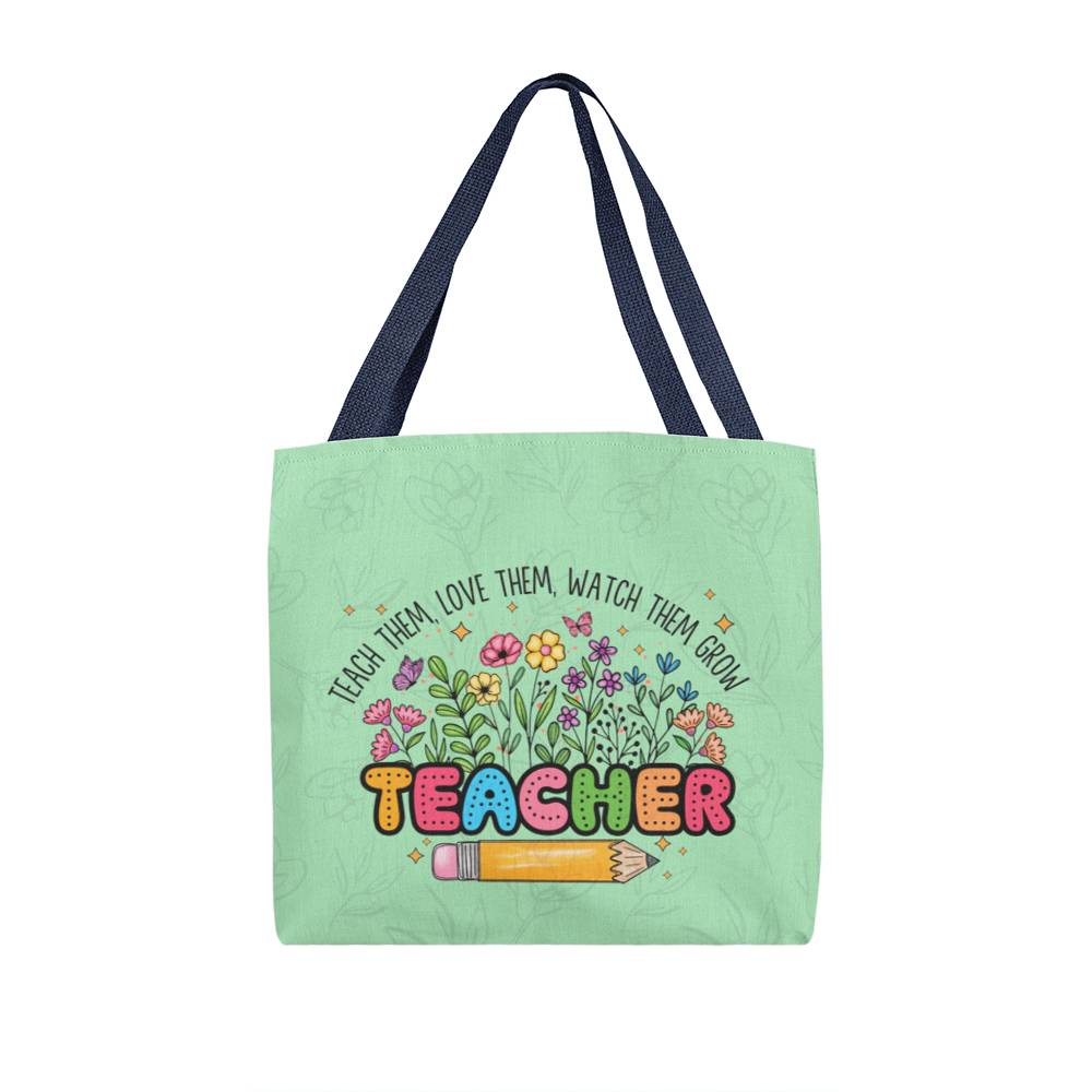 A Classic Teacher Green Tote Bag- a Gift for Teachers/Fathers/Mothers/Sons/Daughters.