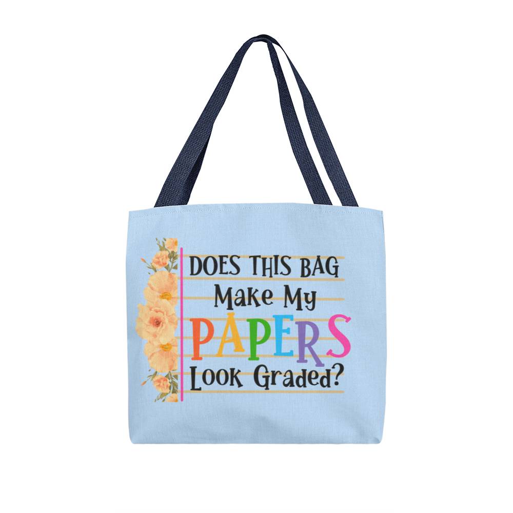 A Classic Teacher Blue Tote Bag- a Gift for Teachers/Fathers/Mothers/Sons/Daughters.