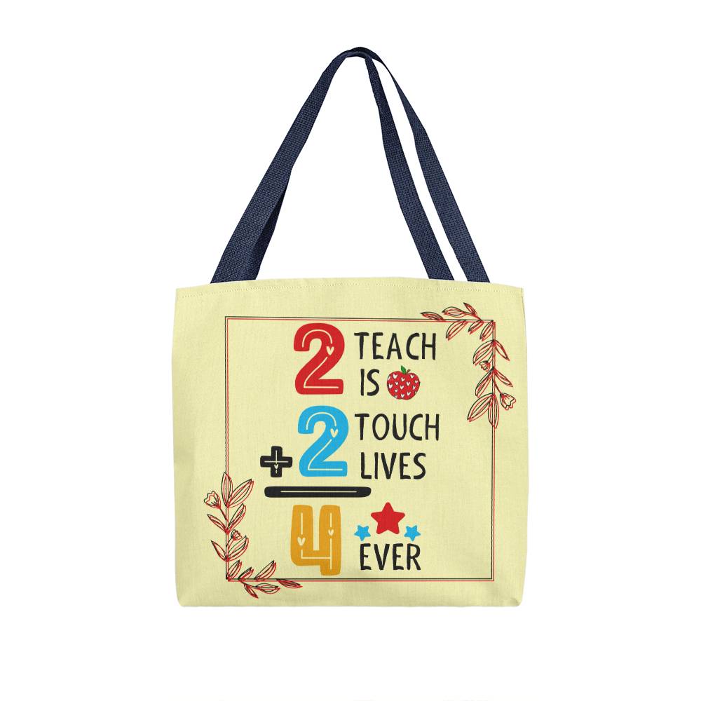 A Number Teacher Classic Yellow Tote Bag- a Gift for Teachers/Fathers/Mothers.