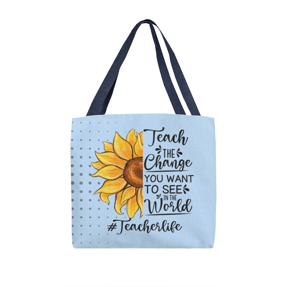 A Classic Teacher Blue Tote Bag- a Gift for Teachers/Fathers/Mothers/Sons/Daughters.