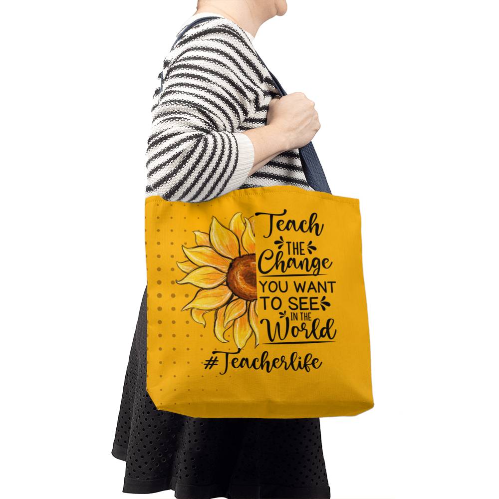 A Classic Teacher Yellow Tote Bag- a Gift for Teachers/Fathers/Mothers/Sons/Daughters.