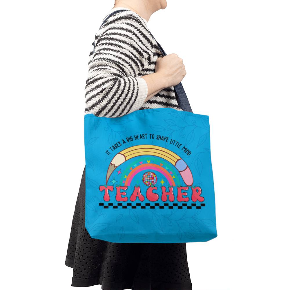 A Classic Teacher Blue Tote Bag- a Gift for Teachers/Fathers/Mothers/Sons/Daughters.