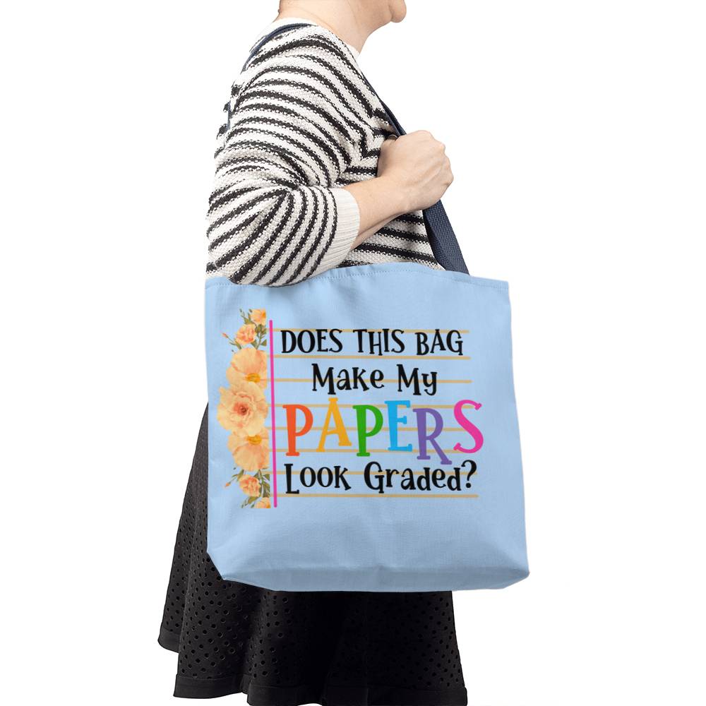 A Classic Teacher Blue Tote Bag- a Gift for Teachers/Fathers/Mothers/Sons/Daughters.
