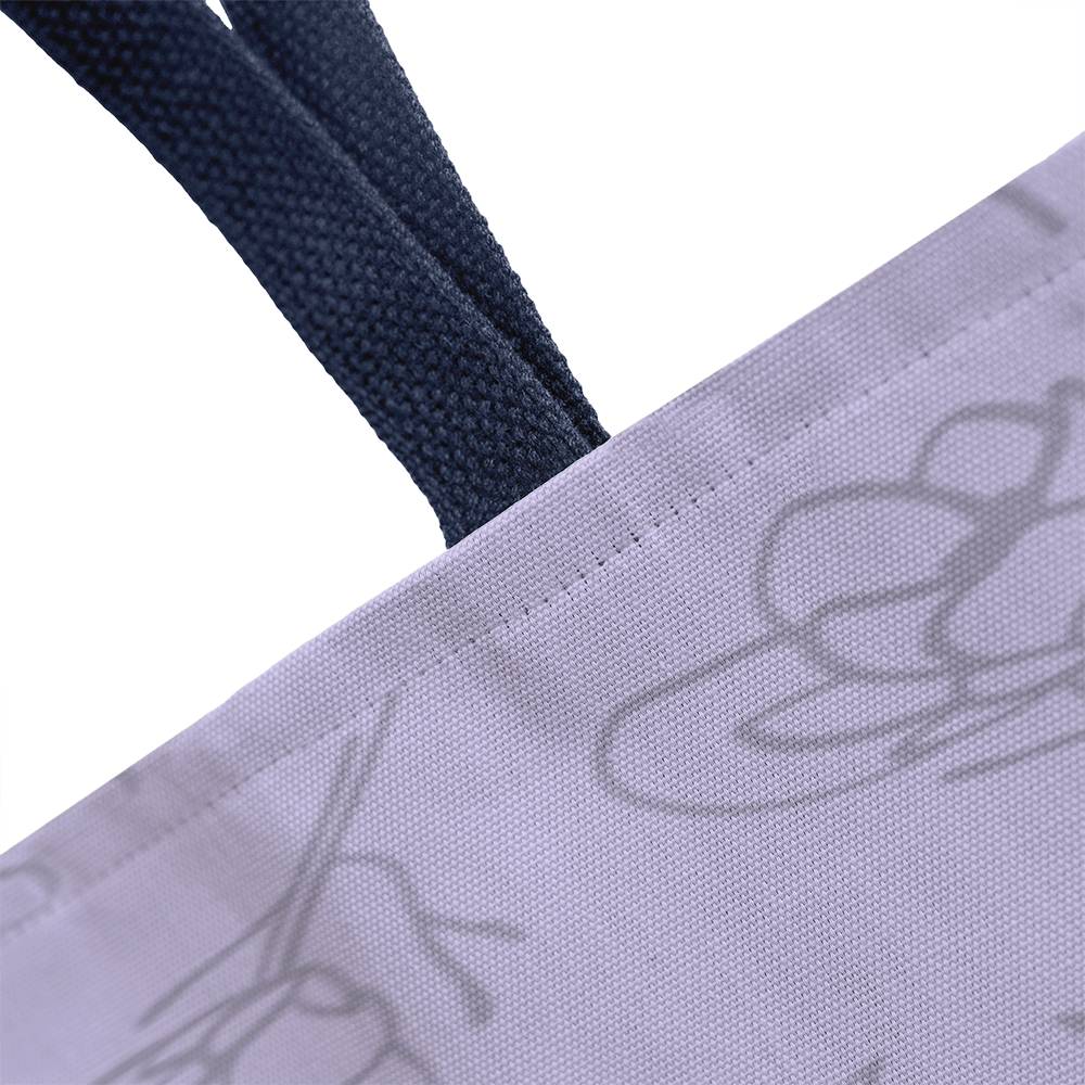 A Great Teacher Classic Blue Tote Bag- a Gift for Teachers/Fathers/Mothers/Sons/Daughters.