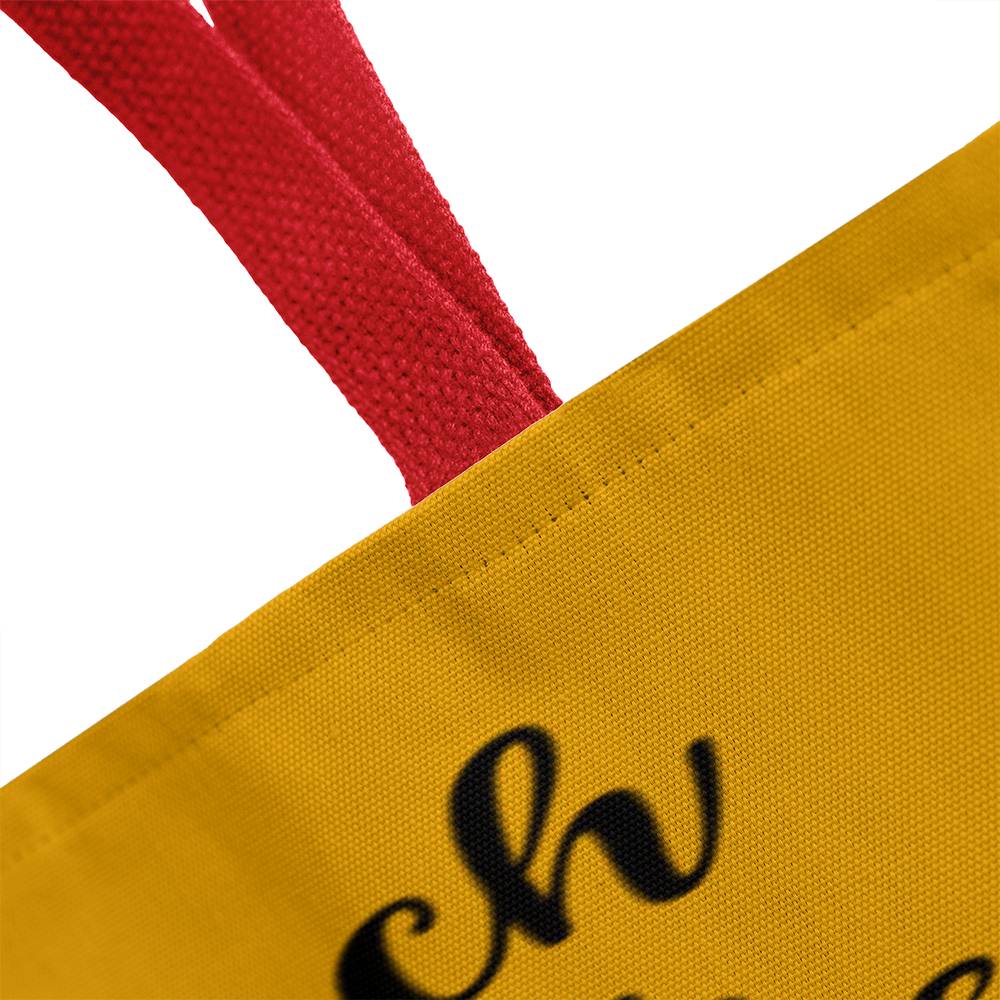 A Classic Teacher Yellow Tote Bag- a Gift for Teachers/Fathers/Mothers/Sons/Daughters.