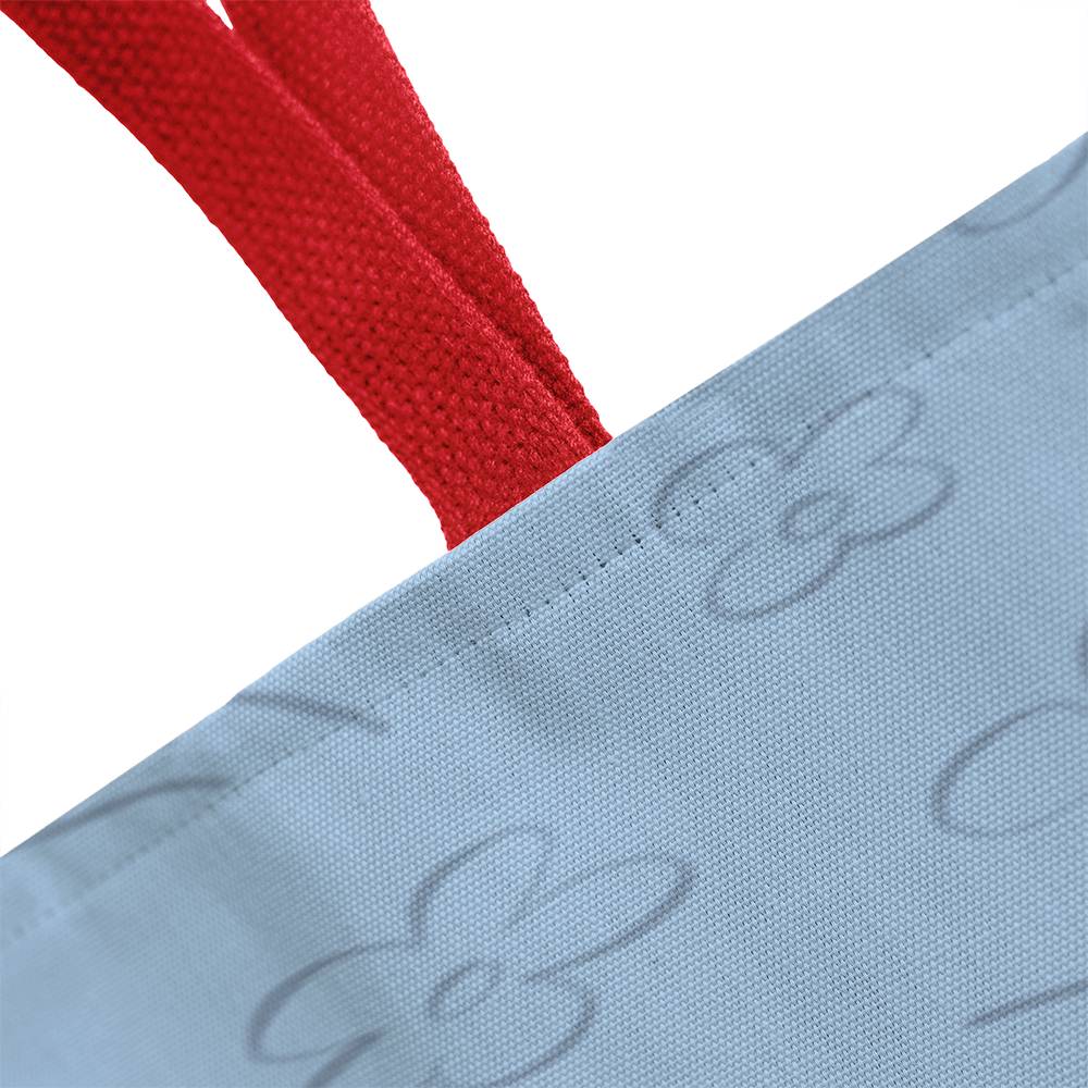A Great Teacher Classic Blue Tote Bag- a Gift for Teachers/Fathers/Mothers/Sons/Daughters.