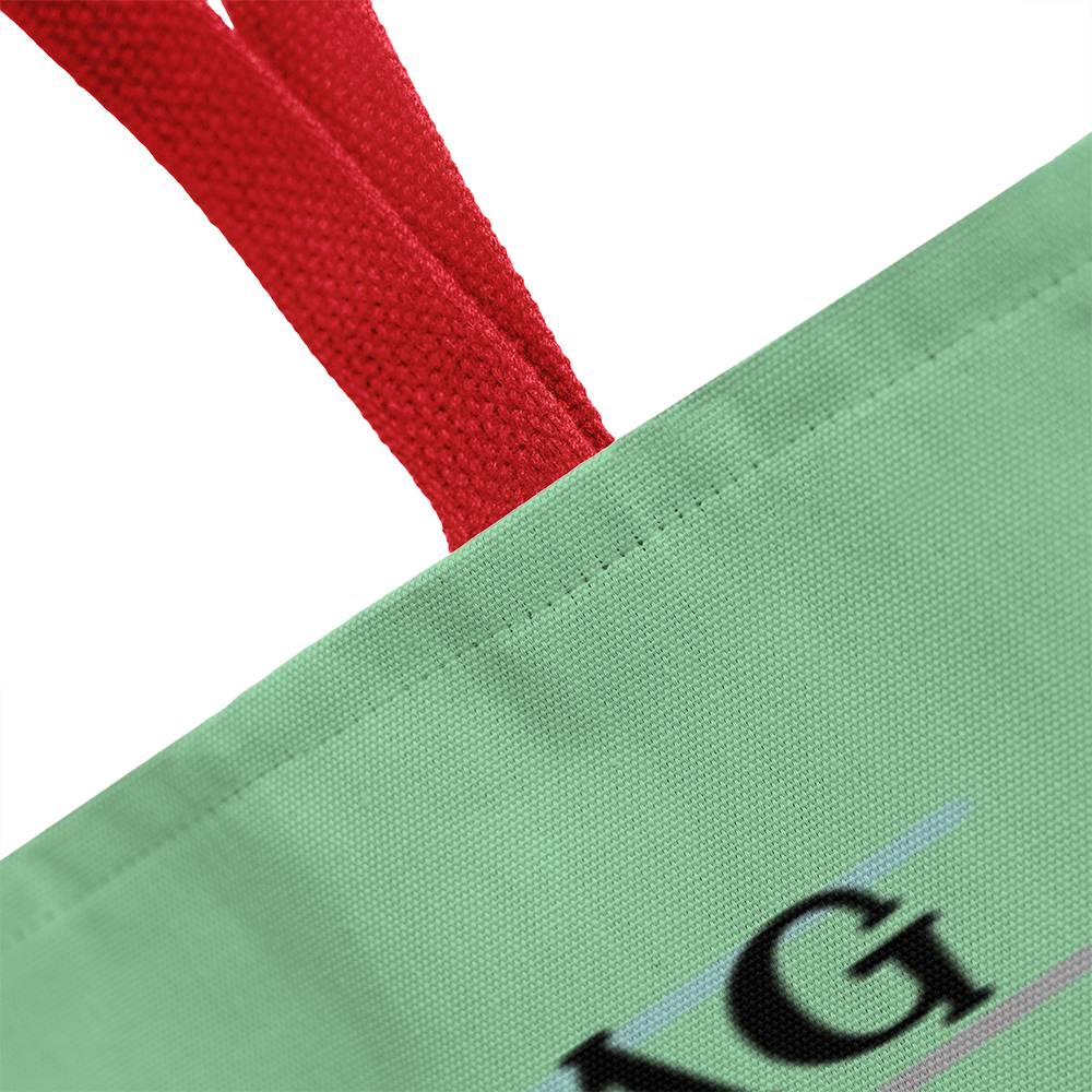 A Classic Teacher Green Tote Bag-  a Gift for Teachers/Fathers/Mothers/Sons/Daughters.
