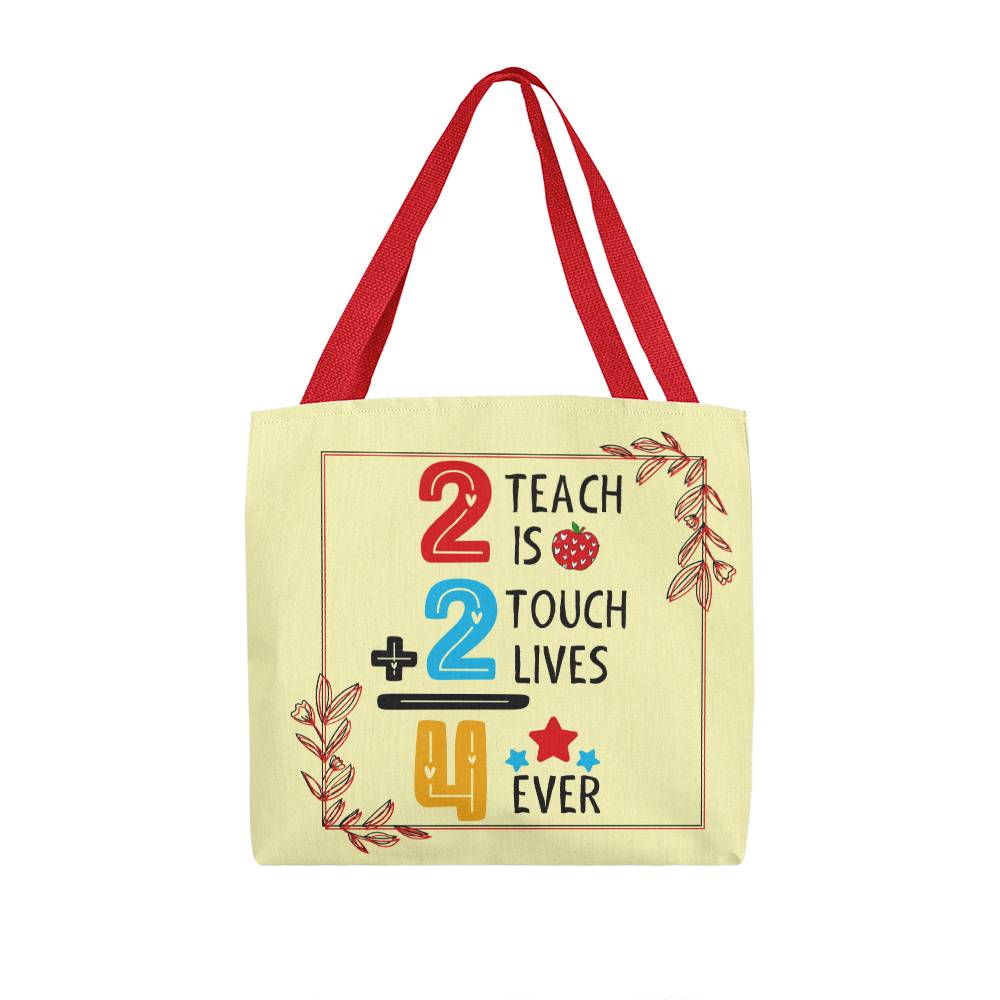 A Number Teacher Classic Yellow Tote Bag- a Gift for Teachers/Fathers/Mothers.