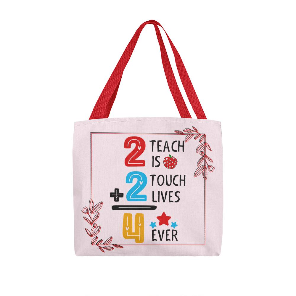 A Number Teacher Classic Pink Tote Bag- a Gift for Teachers/Fathers/Mothers.