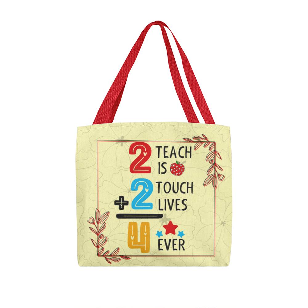 A Number Teacher Classic Yellow Tote Bag- a Gift for Teachers/Fathers/Mothers/Daughters/Sons.