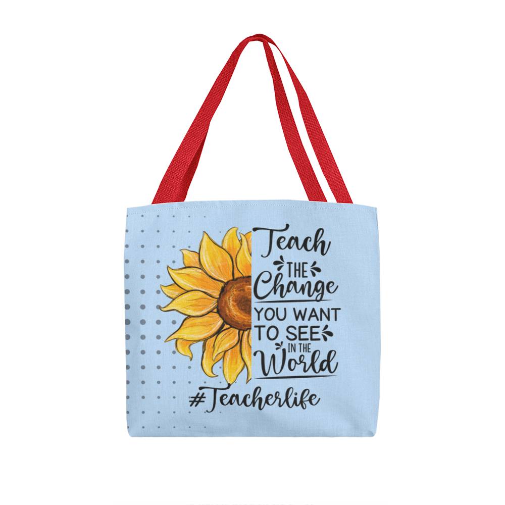 A Classic Teacher Blue Tote Bag- a Gift for Teachers/Fathers/Mothers/Sons/Daughters.