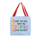 A Classic Teacher Blue Tote Bag- a Gift for Teachers/Fathers/Mothers/Sons/Daughters.