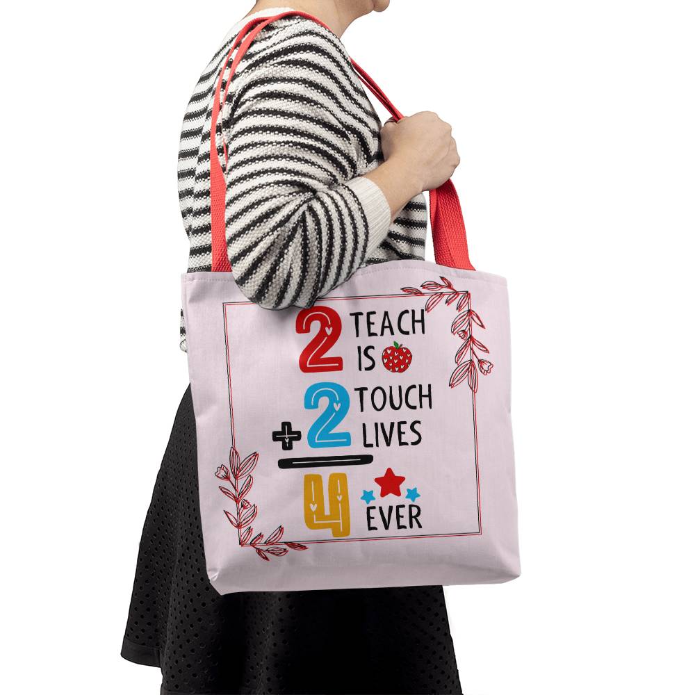 A Number Teacher Classic Pink Tote Bag- a Gift for Teachers/Fathers/Mothers.