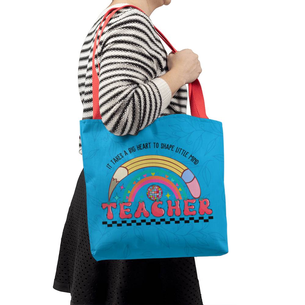 A Classic Teacher Blue Tote Bag- a Gift for Teachers/Fathers/Mothers/Sons/Daughters.