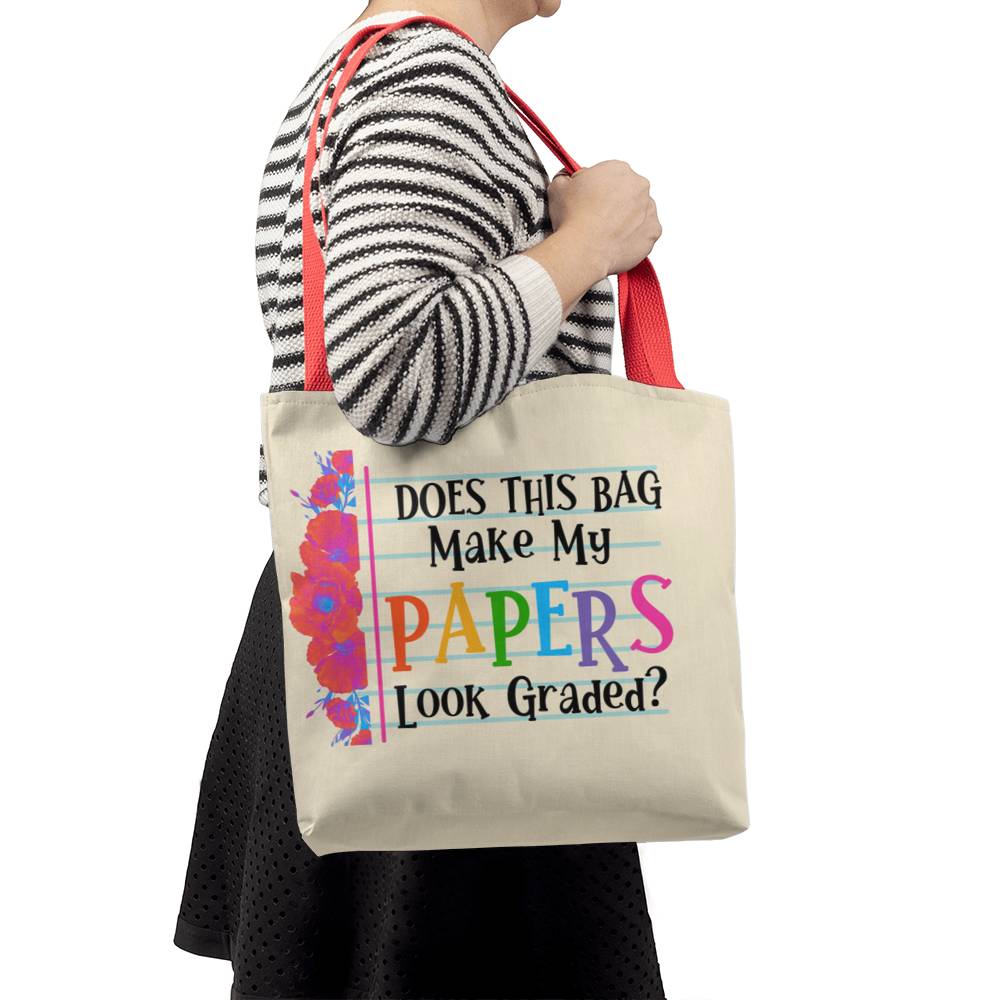 A Classic Teacher Yellow Tote Bag- a Gift for Teachers/Fathers/Mothers/Sons/Daughters.