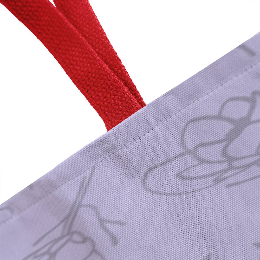 A Great Teacher Classic Blue Tote Bag- a Gift for Teachers/Fathers/Mothers/Sons/Daughters.