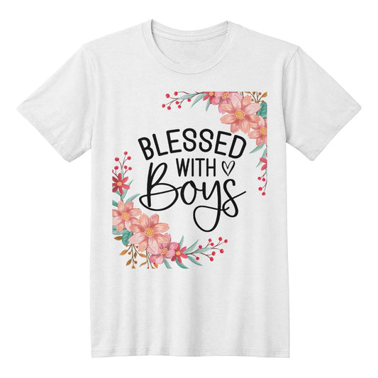 Mother's Day- Blessed with BOYS Tee