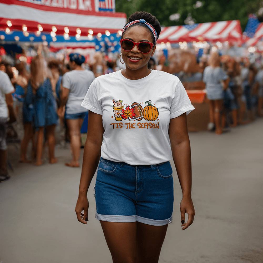 Fall Frenzy Bella Canvas 3001 Jersey Tee- a Gift for Mothers/Fathers/Daughters.