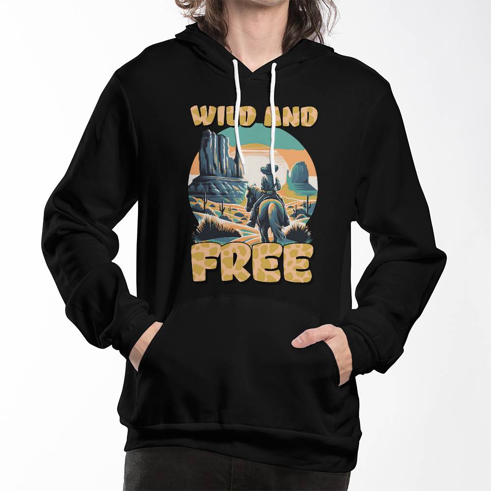 Wild and Free Western Unisex Hoodie for Fathers/Mothers/Sons/Daughters