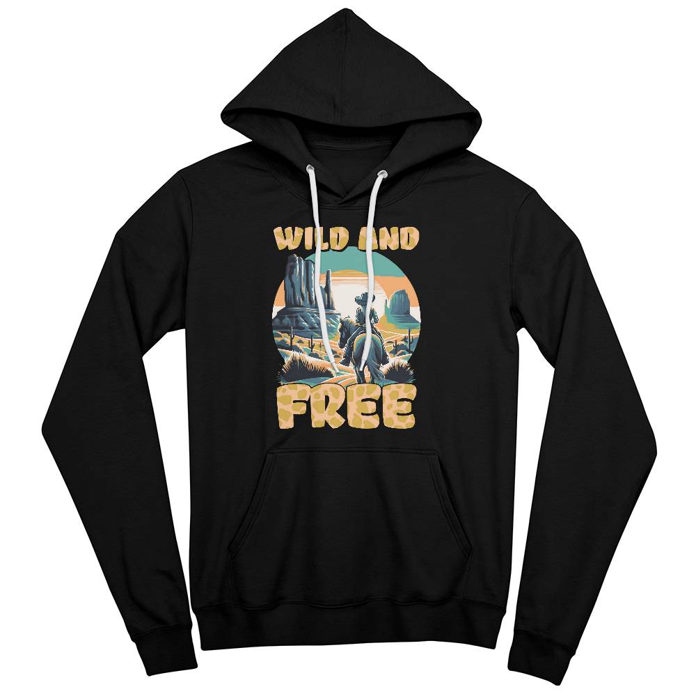 Wild and Free Western Unisex Hoodie for Fathers/Mothers/Sons/Daughters