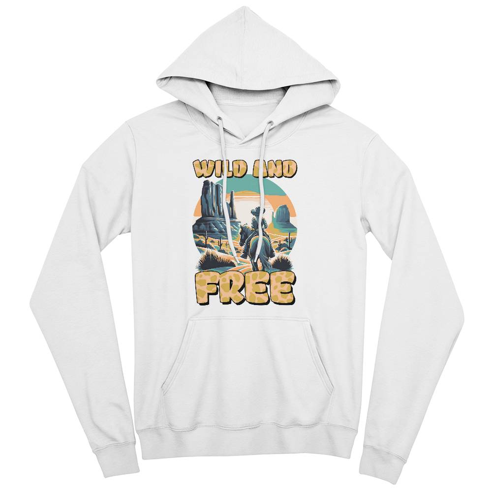 Wild and Free Western Unisex Hoodie for Fathers/Mothers/Sons/Daughters