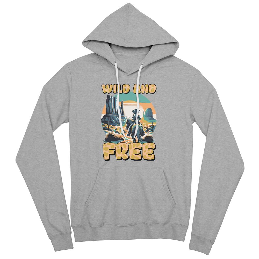 Wild and Free Western Unisex Hoodie for Fathers/Mothers/Sons/Daughters