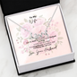 To My Wife Scripted Love Necklace- a A Gift for a Wife/Soulmate.