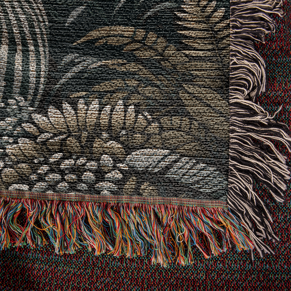 Zebra Illustration Heirloom Woven Blanket - Gift for Mothers/Fathers/Sons