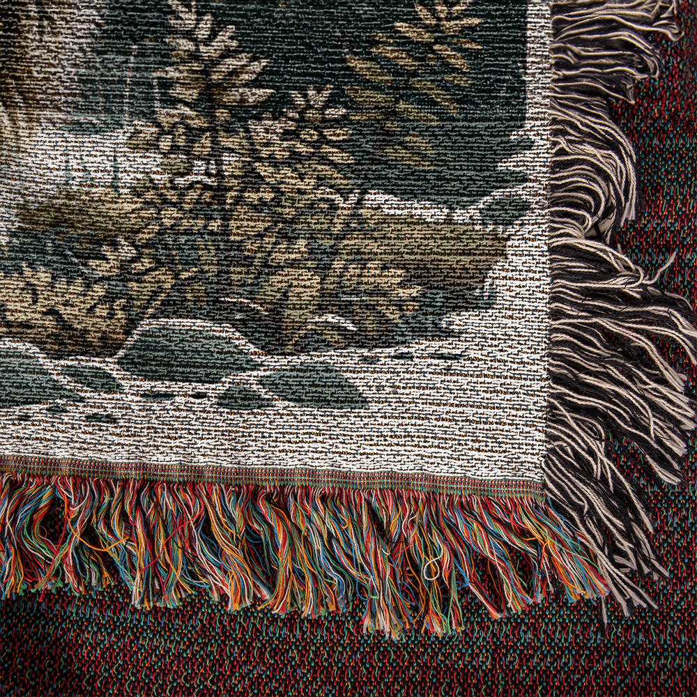 Highland Cow Heirloom Woven Blanket- Gift for Mothers/Daughters/Sons