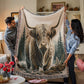 Highland Cow Heirloom Woven Blanket- Gift for Mothers/Daughters/Sons