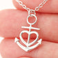 Anchor Pendant Necklace - a Gift for a Granddaughter