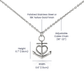 Anchor Pendant Necklace - a Gift for a Granddaughter