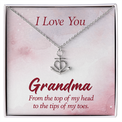 Anchor Pendant Necklace, a Perfect Gift for Mother's Day/Birthdays.