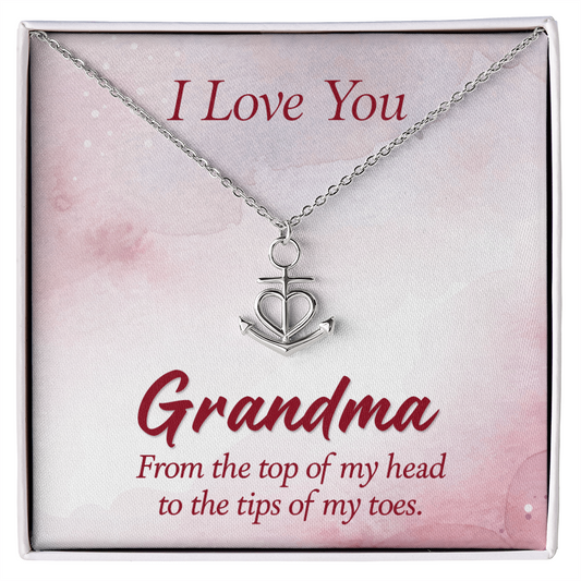 Anchor Pendant Necklace, a Perfect Gift for Mother's Day/Birthdays.