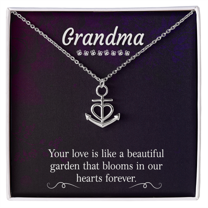 Anchor Pendant Necklace, a Perfect Gift for Mother's Day/Birthdays.