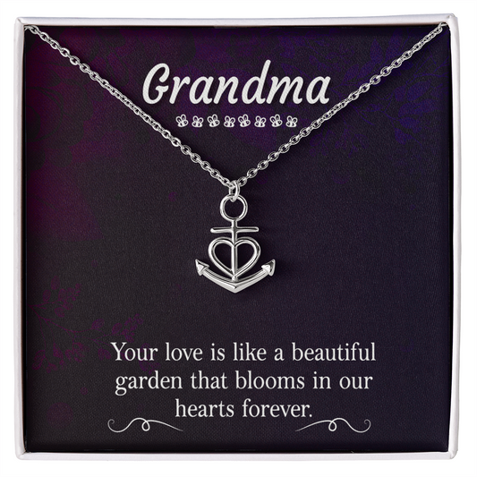 Anchor Pendant Necklace, a Perfect Gift for Mother's Day/Birthdays.