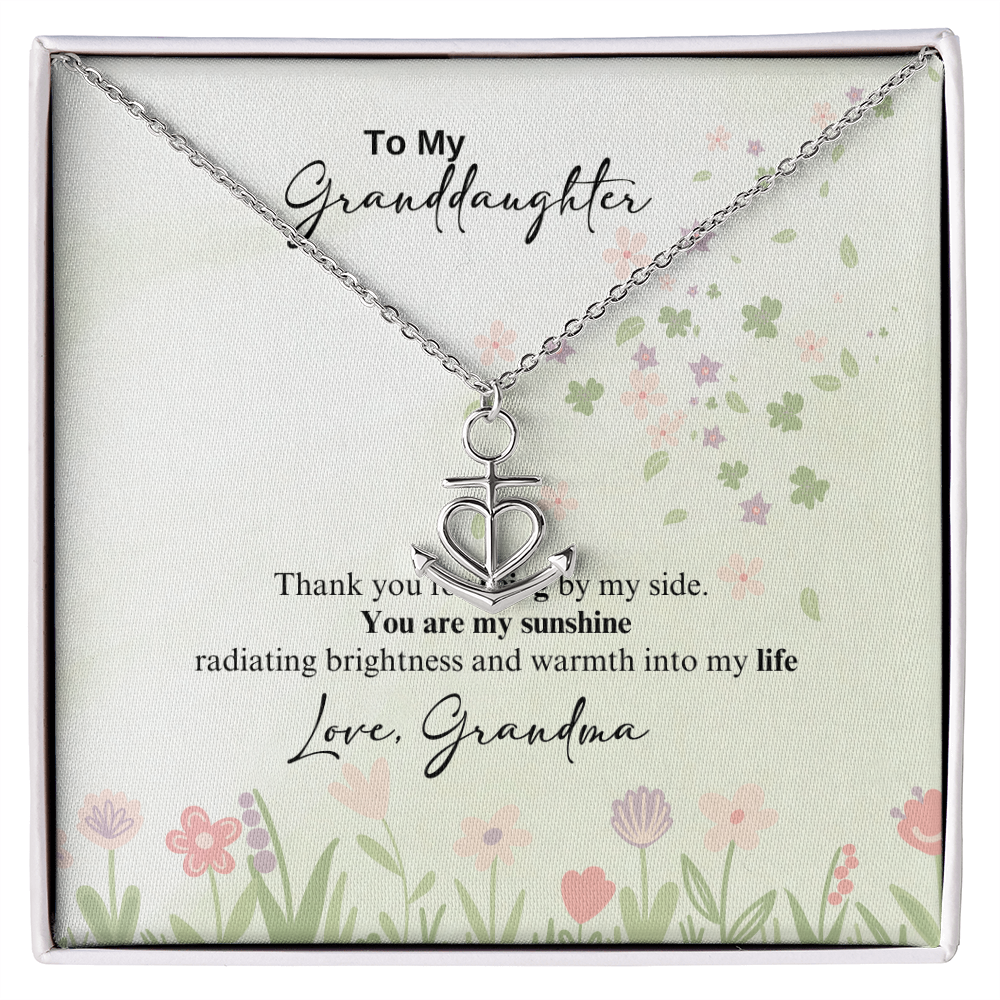 Anchor Pendant Necklace - a Gift for a Granddaughter