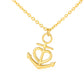 Anchor Pendant Necklace - a Gift for Grandmother, Moms, Daughters.