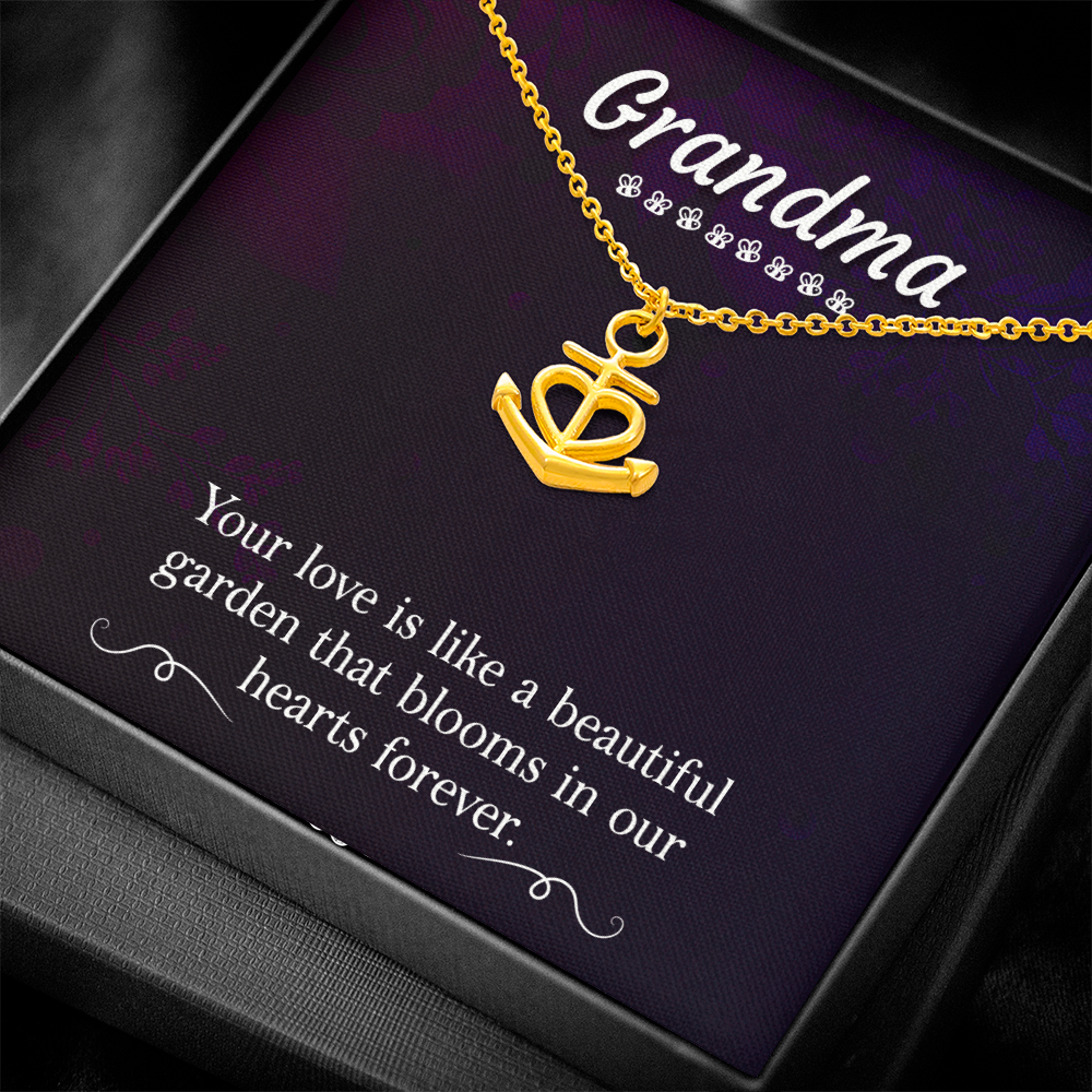 Anchor Pendant Necklace, a Perfect Gift for Mother's Day/Birthdays.