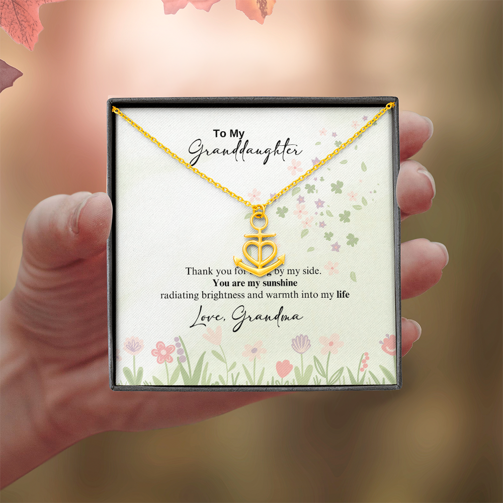 Anchor Pendant Necklace - a Gift for a Granddaughter