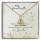 Anchor Pendant Necklace - a Gift for a Granddaughter