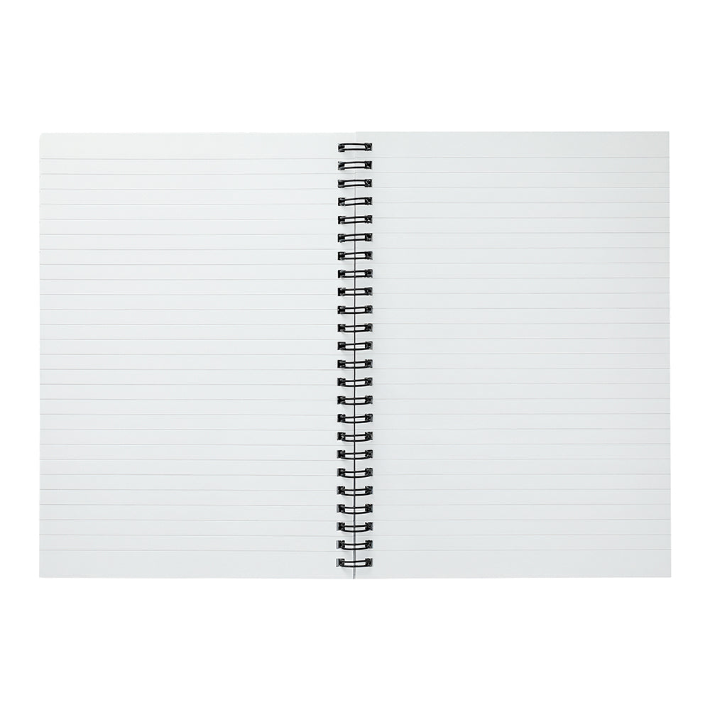 Grey School Doodles Spiral Notebook