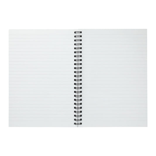 Grey School Doodles Spiral Notebook