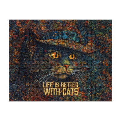 Whiskers and Wisdom Puzzle - A Joyful Way to Celebrate Special Moments- 500 pieces