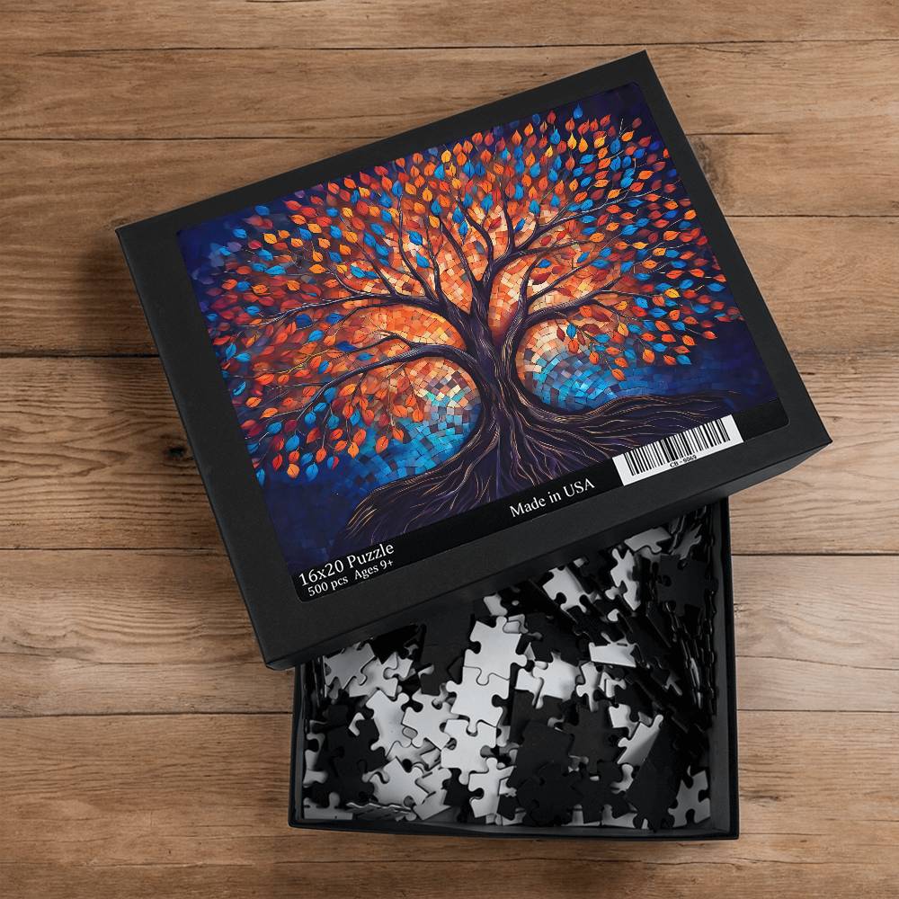 Tree of Life Puzzle - A Joyful Way to Celebrate Special Moments- 500 pieces