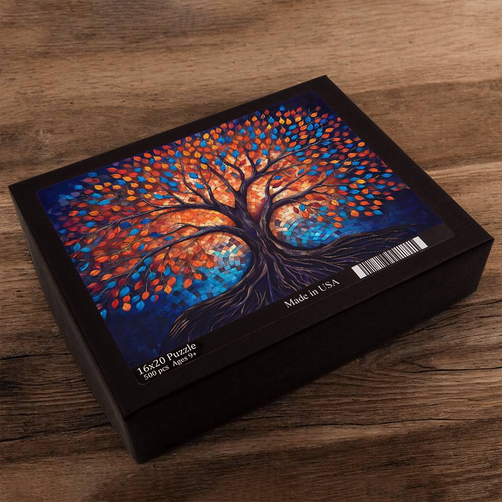 Tree of Life Puzzle - A Joyful Way to Celebrate Special Moments- 500 pieces