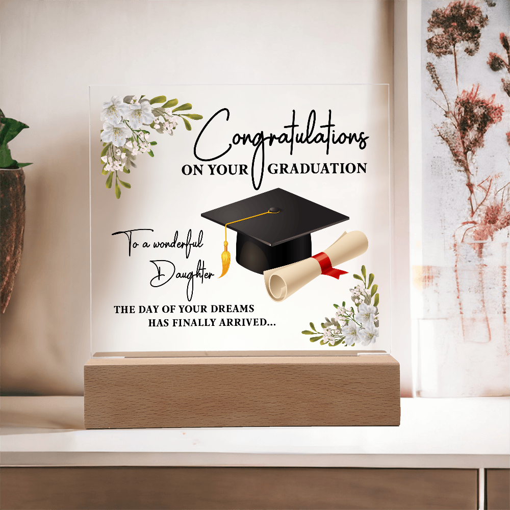 Congratulations on Your GRADUATION- a Gift for a Daughter.
