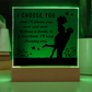 I CHOOSE YOU Square Acrylic Plaque- a Gift for Mum/Mothers/Wife/Husband/Soulmate.