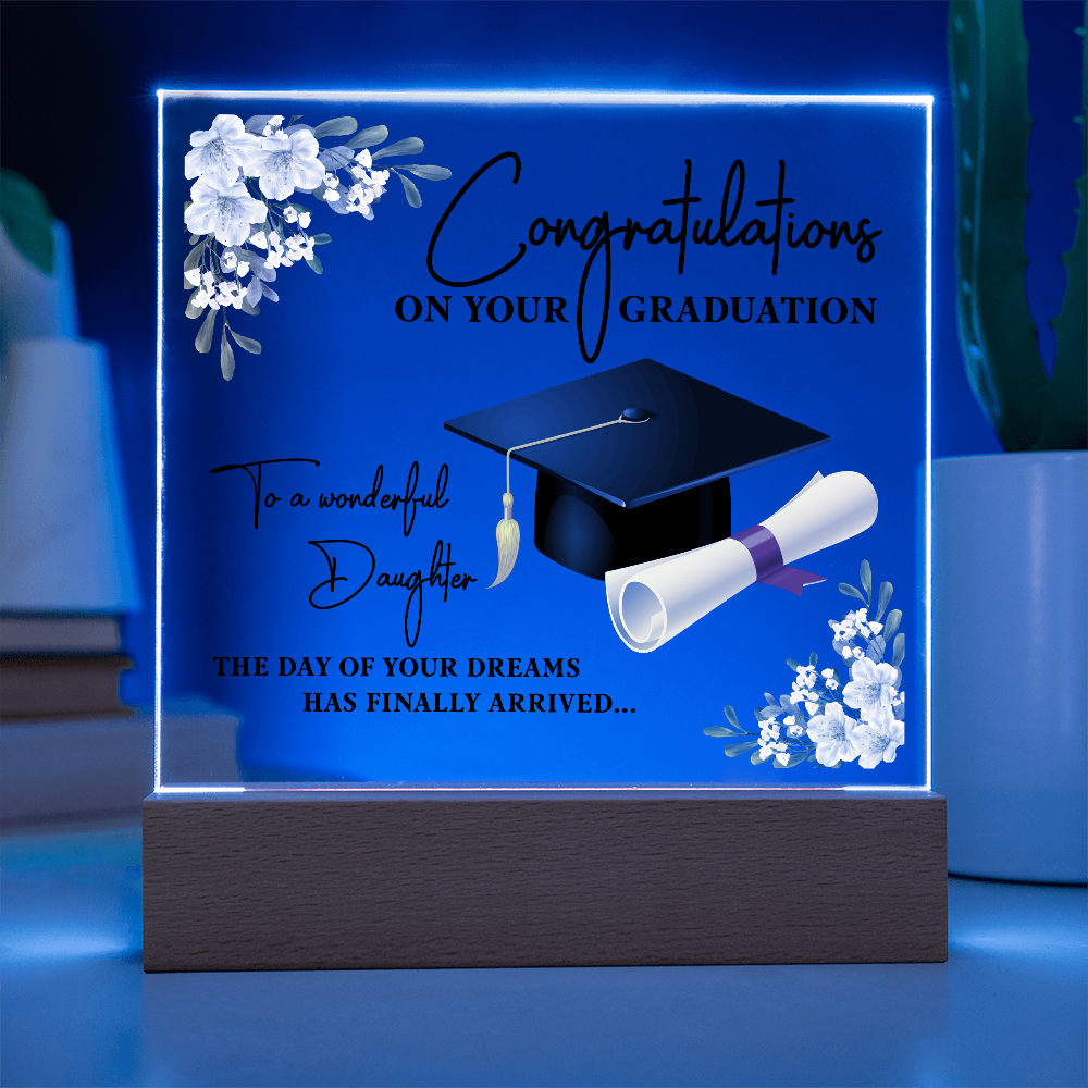 Congratulations on Your GRADUATION- a Gift for a Daughter.
