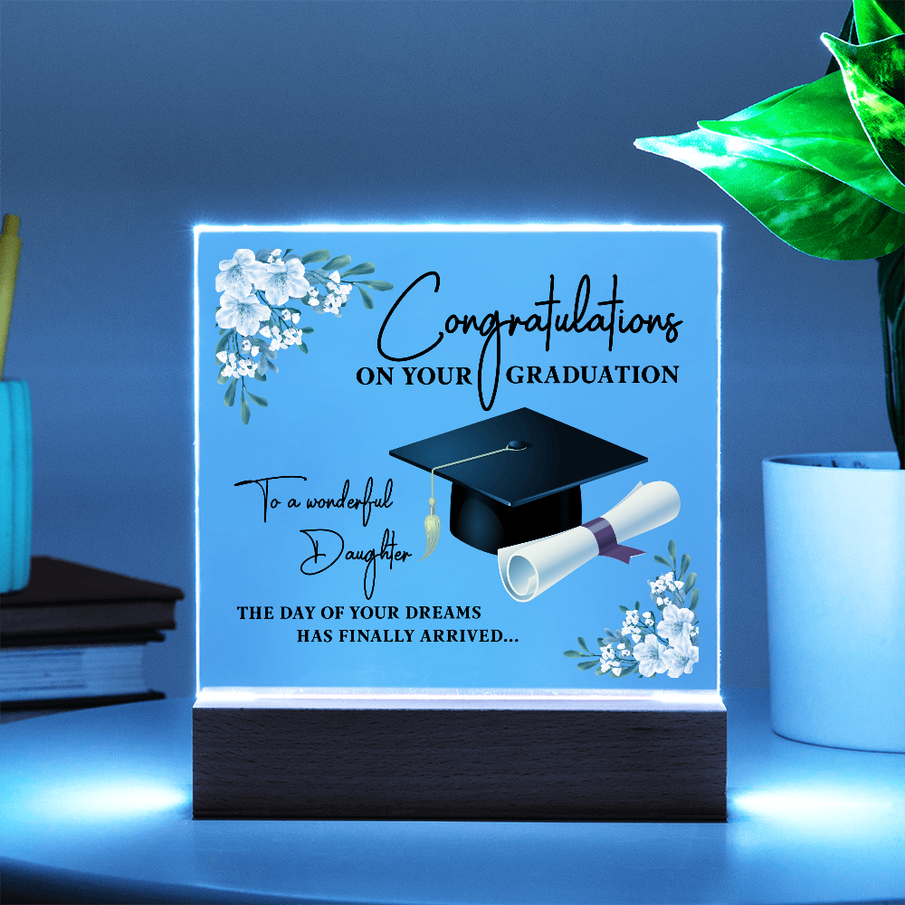 Congratulations on Your GRADUATION- a Gift for a Daughter.